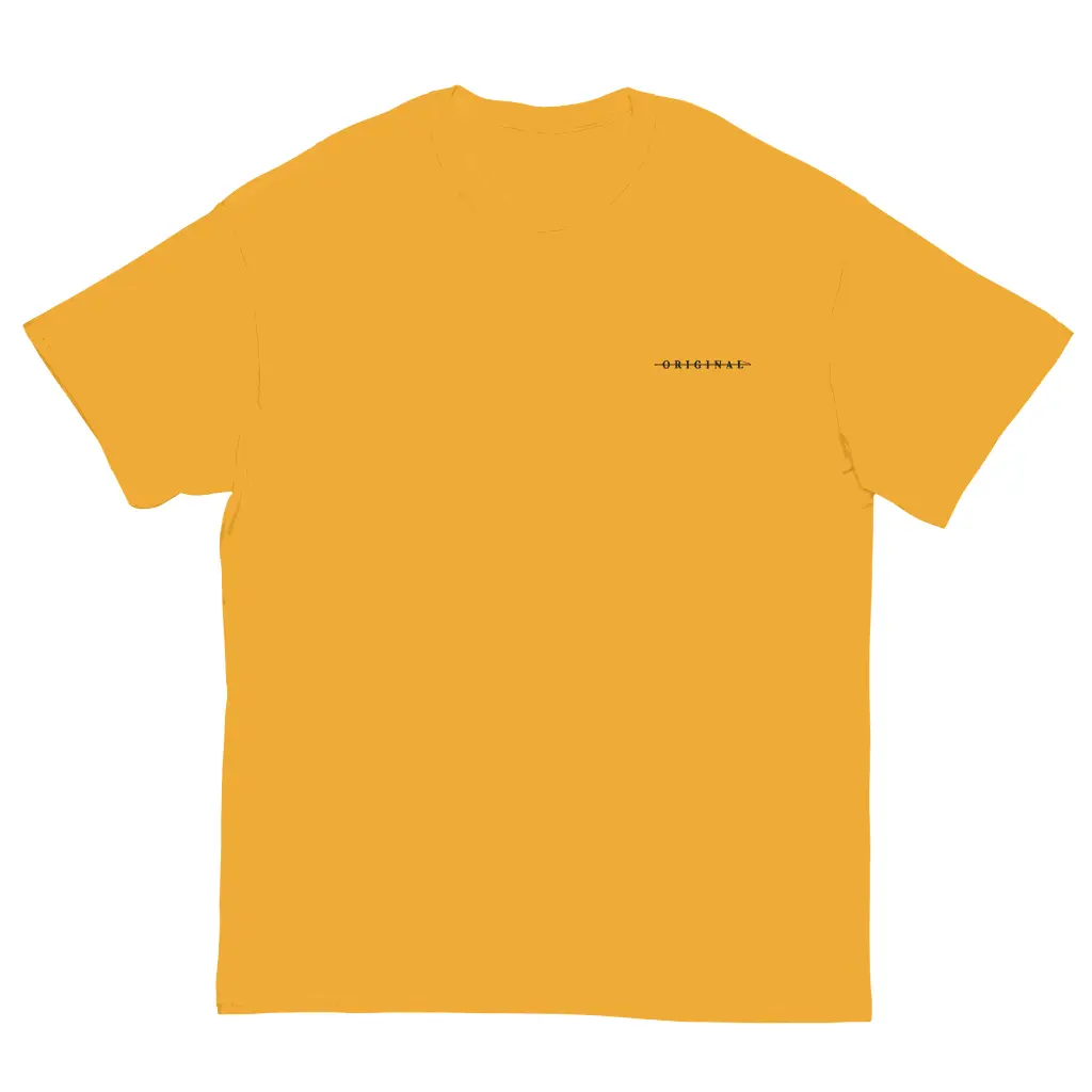 unisex-classic-tee-gold-front-66f51f1b4cb1f.webp