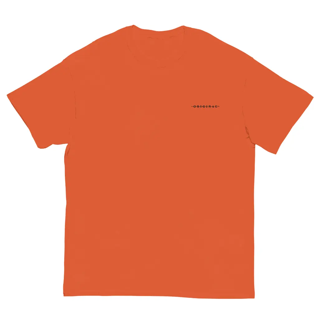 unisex-classic-tee-orange-front-66f51f1ad0f48.webp