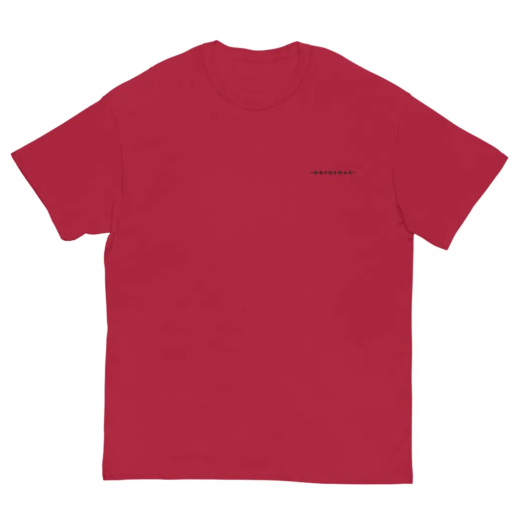 unisex-classic-tee-cardinal-front-66f51f1a8e326.webp