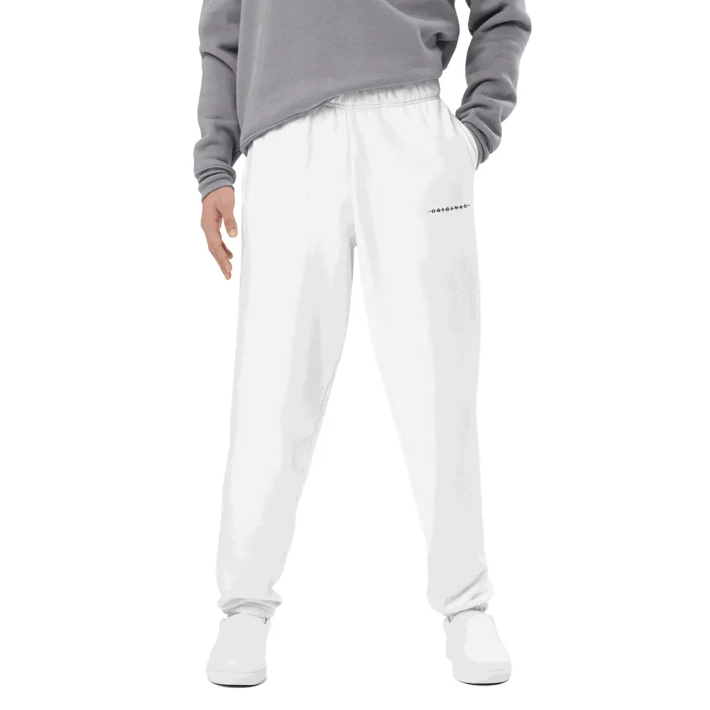 unisex-standard-comfort-sweatpants-white-front-66f5ad94db99f.webp